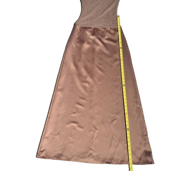 Vintage Jim Hjelm Occasions Tan/Brown Evening Gown with Cardigan Size 4 - Picture 13 of 16